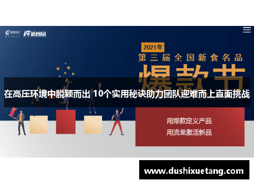 在高压环境中脱颖而出 10个实用秘诀助力团队迎难而上直面挑战